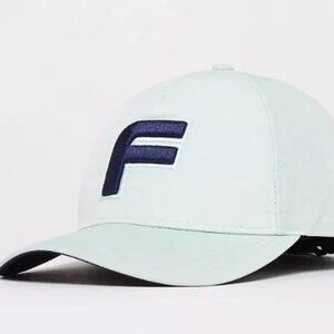 New Fenty Puma By Rihanna Embordered  F Cap Bay Mint Evening Blue Unisex Hat